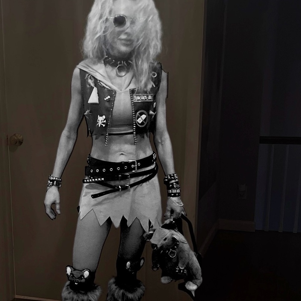 Dolls kill tricks n treatz punk club rat costume set NWT size XS - Picture 4 of 4